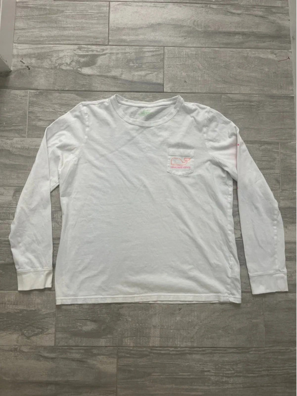 Vineyard Vines Long Sleeve White Tee